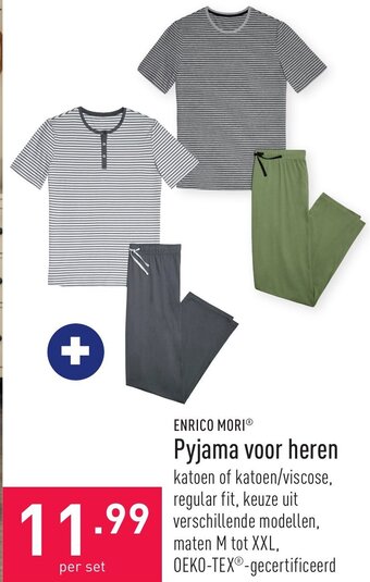 Enrico Mori Pyjama Voor Heren