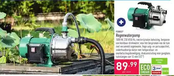 ALDI Ferrex Regenwaterpomp 1000W aanbieding