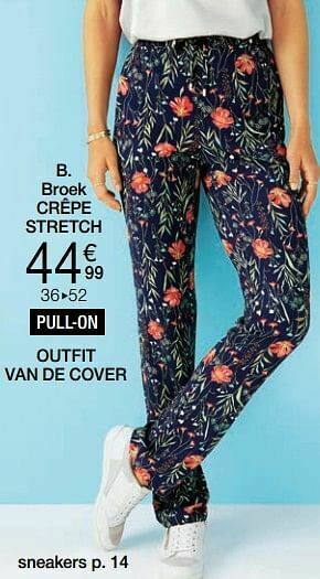 Damart Broek crêpe stretch aanbieding