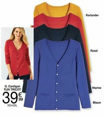 Damart Cardigan fijn tricot aanbieding