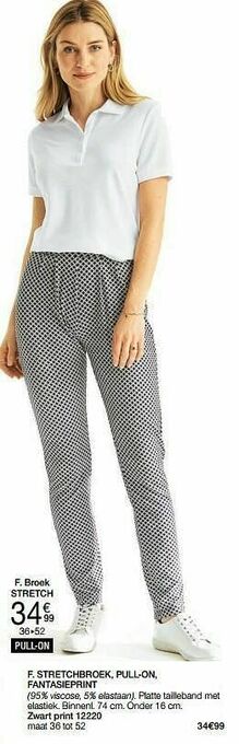 Damart Broek stretch aanbieding