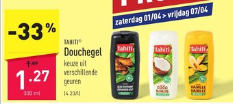 ALDI Tahiti Douchegel 300ml aanbieding