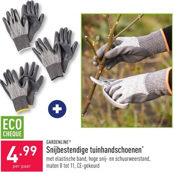 ALDI Gardenline Snijbestendige Tuinhandschoenen aanbieding