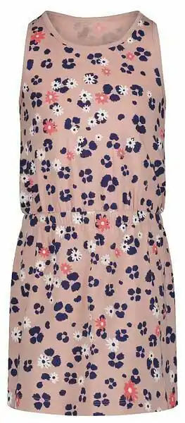 HEMA HEMA Kinderjurk Bloemen Koraal (koraal) aanbieding