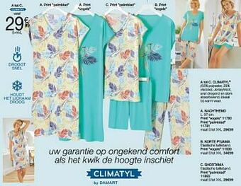 Damart Nachthemd aanbieding