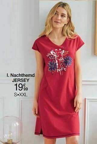 Damart Nachthemd jersey aanbieding