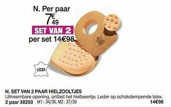 Damart Set van 2 paar hielzooltjes aanbieding