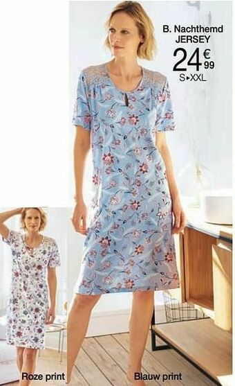 Damart Nachthemd jersey aanbieding