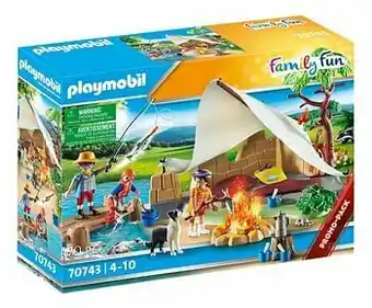 PLAYMOBIL Family Fun 70743 Familie op kampeertocht