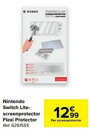 Nintendo switch litescreenprotector flexi protector