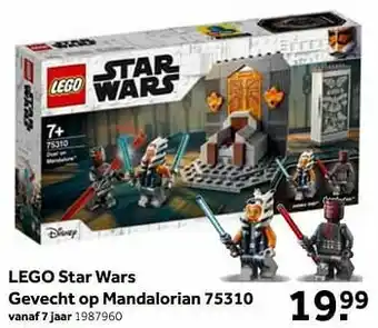 Intertoys Lego star wars gevecht op mandalorian 75310 aanbieding