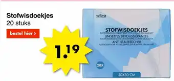 Stofwisdoekjes 20 stuks