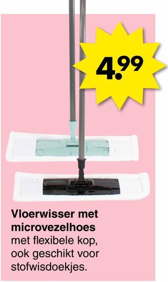 Vloerwisser met microvezelhoes