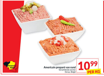 Intermarché Americain prepare van rund per kg aanbieding