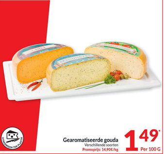 Intermarché Gearomatiseerde gouda per 100g aanbieding
