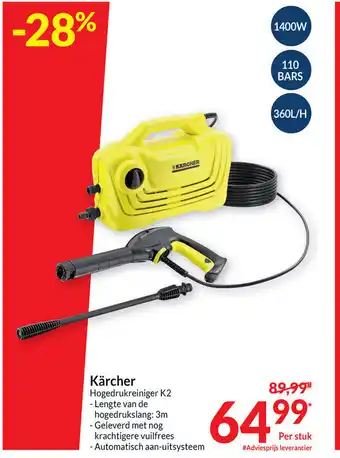 Karcher hogedrukreiniger K2