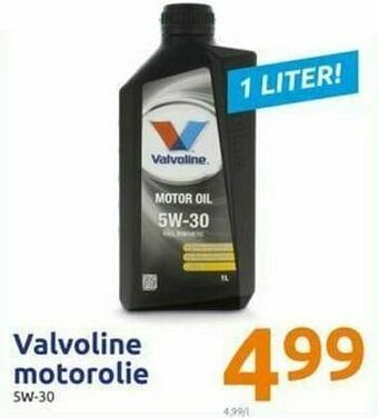 Action Valvoline motorolie aanbieding