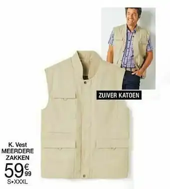 Damart Vest meerdere zakken aanbieding