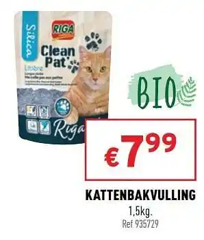 Kattenbakvulling 1,kg.