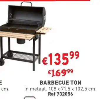 Trafic Barbecue ton 108x71.5x102.5CM aanbieding