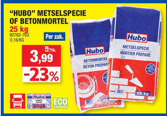 Hubo Metselspecie 25KG aanbieding