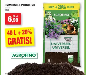 Hubo Agrofino universele potgrond aanbieding