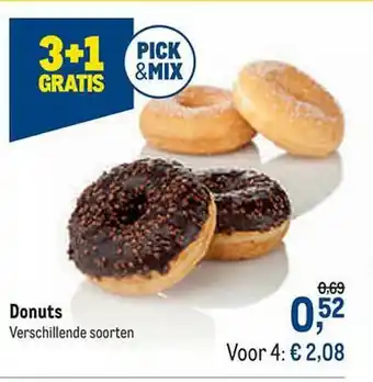 Donuts 3+1 Gratis