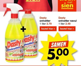 Wibra Dasty ontvetter aanbieding