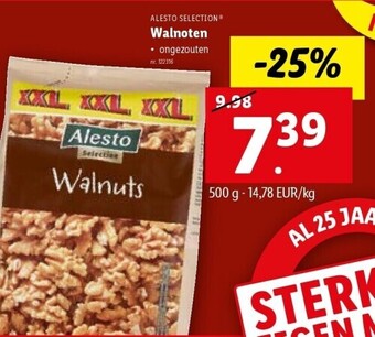 Lidl Alesto Selection walnoten nr. 122316 aanbieding