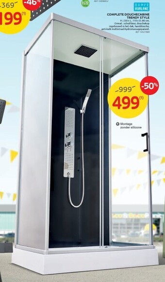Brico Complete douchecabine trendy style aanbieding
