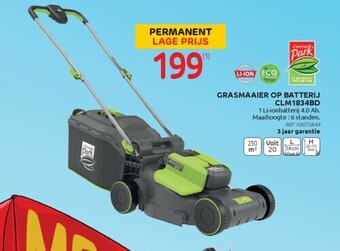 Brico Grasmaaier op batterij clm1834bd aanbieding