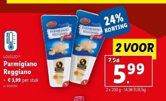 Lidl Lovilio parmigiano reggiano aanbieding