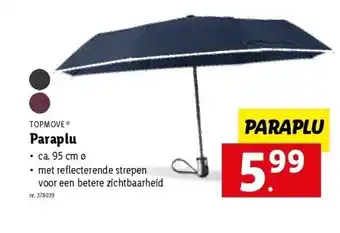 Lidl Topmove Paraplu aanbieding