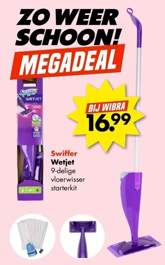 Wibra Swiffer wetjet aanbieding