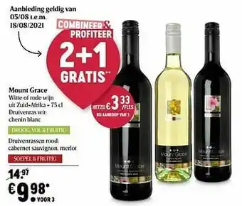 Mount grace chenin blanc