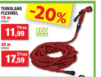 Hubo Tuinslang flexibel 15m aanbieding