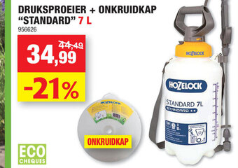 Hubo Druksproeier + onkruidkap "standard" 7L aanbieding