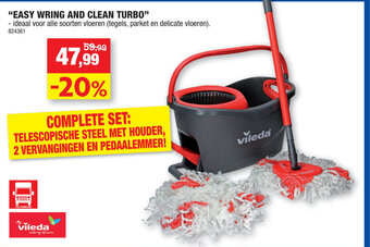 Hubo "Easy wring and clean turbo" aanbieding