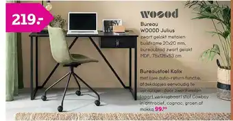 Bureau Woood Julius, Bureaustoel Kalix
