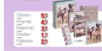Classeur, Ringmap, Elastomap, Etiketten, Kaftpapier