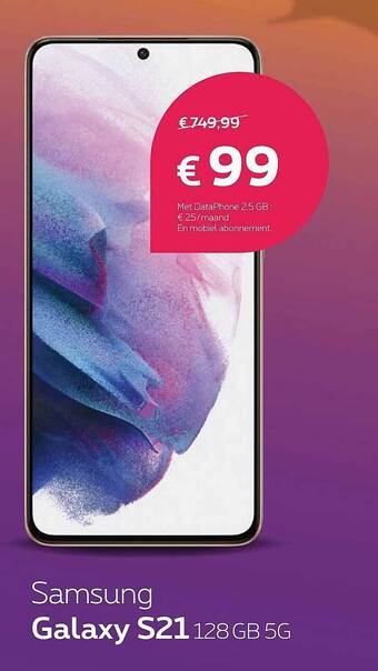 Proximus Samsung Galaxy S21 128 Gb 5g aanbieding