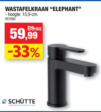Hubo Wastafelkraan "elephant" aanbieding