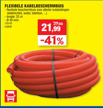 Hubo Flexibele kabelbeschermbuis aanbieding