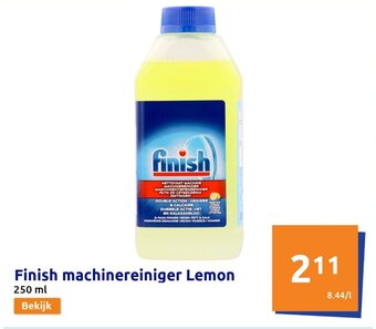 Action FInish machinereiniger lemon 250ml aanbieding