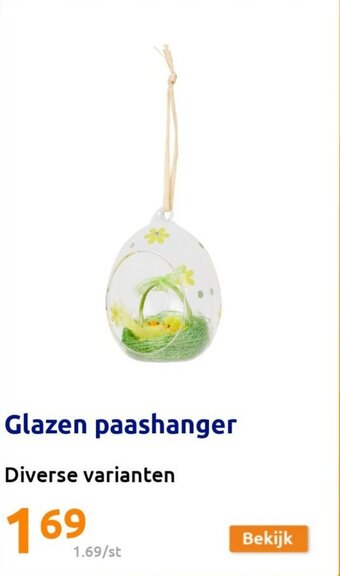 Glazen paashanger