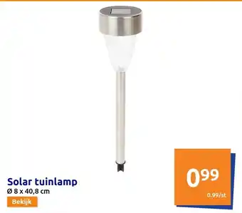 Action Solar tuinlamp 8 x 40,8cm aanbieding