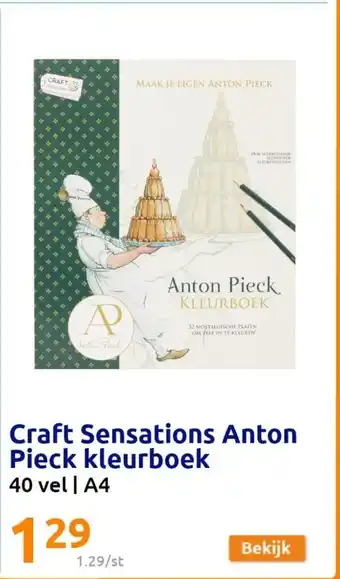 Craft sensations anton pieck kleurboek 40 vel A4