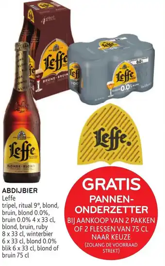 Alvo Leffe Abdijbier aanbieding