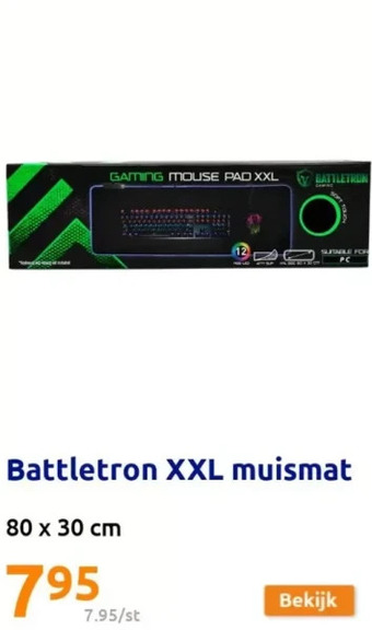 Action Battletron xxl muismat aanbieding