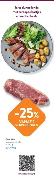 Good meat lerse dunne lende 250 g